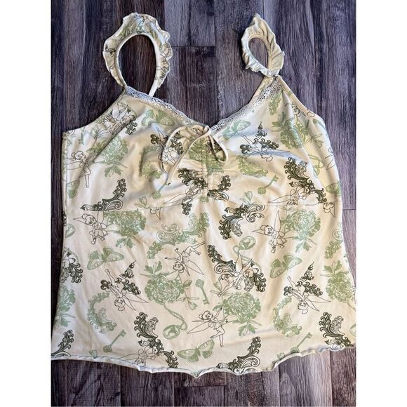 Tinker Bell Filigree Tank Top Plus Size 1 - Picture 2 of 8
